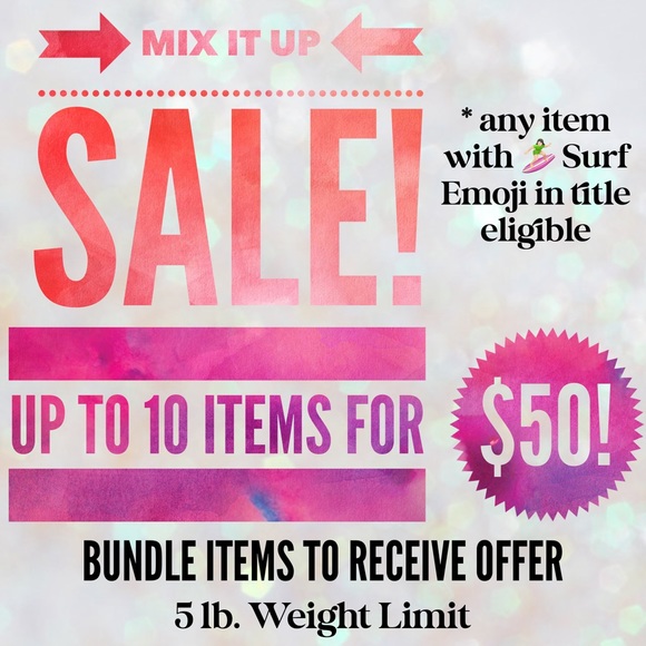 Mix and Match 10/$50 Sale! 🏄🏻‍♀️ - Picture 1 of 11